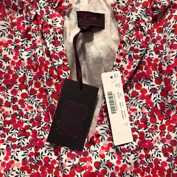 NWT J Crew Summer 2020 Rebecca Liberty Dress Floral Pockets Lined New Large - Picture 9 of 11